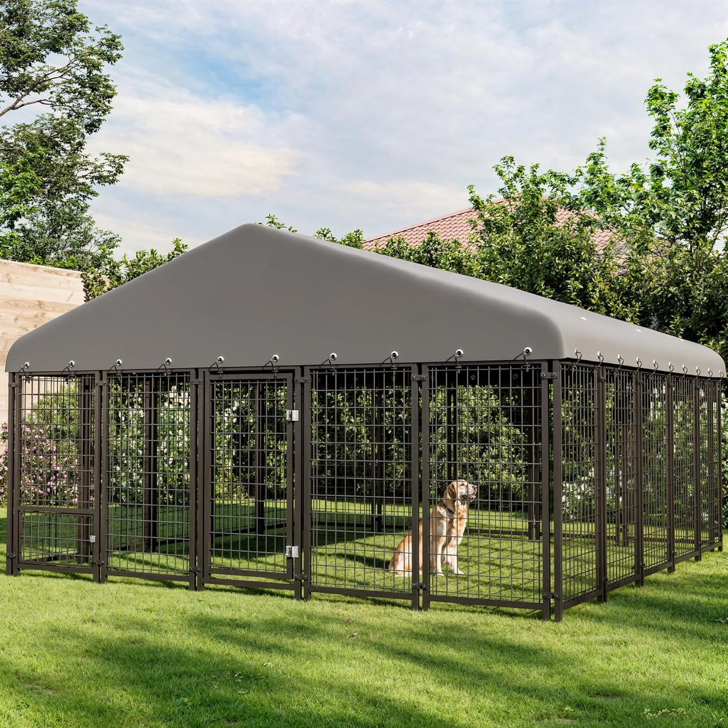 Sweecci 120"x118"x71" Dog House Outside